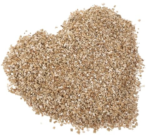 Milisten Vermiculite Fine Expansée pour Jardinage et Culture Champignons, Substrat 3l Ph Neutre, Rétention d'eau Optimale pour Plantes D’intérieur et Terrariums