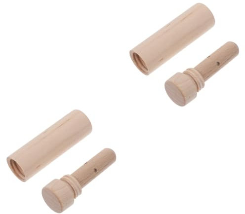 2 Pièces Bâtonnet Nasal pour Aromathérapie Tube Durable pour Fragrance Accessoire Portable de Frêne pour Inhalation de Parfum