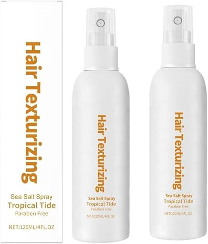 Sea Salt Spray, 2 Piezas De Spray De Sal Marina Para Hombres De Cabello, Voluminizantes Naturales, De Peinado, Champú Seco Portátil Para Bodas, Casas, Viajes Para Todos Los Tipos