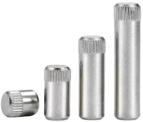 M22-M1.5 M2 M2.5 M3 M4 M5 M6 M8 304 Stainless Steel Knurled Pin Shaft Pin Parallel Dowel †oy Conecting Rod Lock Hinge Pin