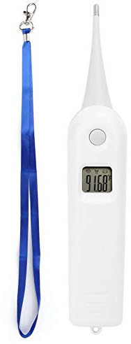 EVTSCAN Professionelles Haustier Veterinärthermometer, schnelles digitales Veterinärthermometer, Haustier-Thermometer für Schweine, Rinder, Schäferhunde, Pferd (Keine Batterie)