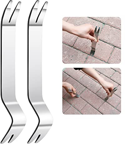 Waldd 2-Piece Patio Paver Extractor - Raise Sunken Brick Tool for Garden & Lawn