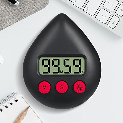 Digitale Badezimmeruhr Duschuhr TimerTemperatur Luftfeuchtigkeit Visual Countdown Timer Wanduhr mit Saugnapf Hängeloch Ständer