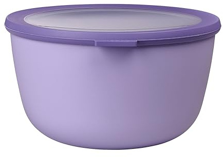Mepal - Bol Multifonction Cirqula Rond - Boîte Conservation Alimentaire avec Couvercle - Convient comme Boîte de Hermétique pour le Réfrigérateur, Micro-ondes & Congélateur - 3000 ml - Vivid lilac