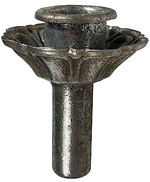 zeitzone Kerzenhalter für Flaschen Silber Kerzenhalteraufsatz Flaschenaufsatz Antik-Stil