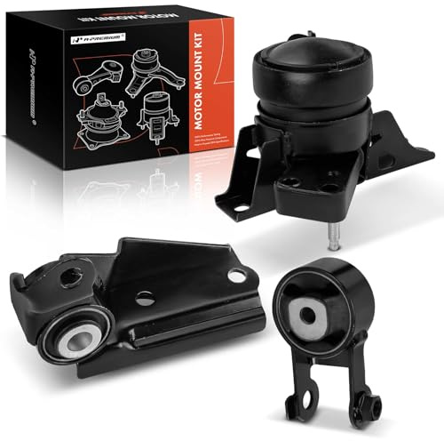 A-Premium 3PCS Engine Motor Mount and Torque Strut Mount Kit Compatible with Toyota Yaris 2007-2017 1.5L, Automatic Transmission, Replace# 1230521220, 1236421020