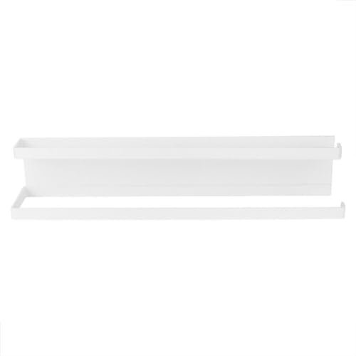JNJOOD Barre porte-serviettes magnétique pour cuisine, réfrigérateur, porte-serviettes magnétique, porte-serviettes sans perforation, support mural latéral