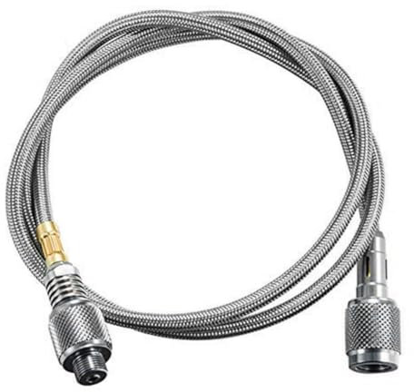 Baobiutin Portable Camping Stove Propane Hose Adapter Flat Gas Tank Bottles Converter for Outdoors Pipes