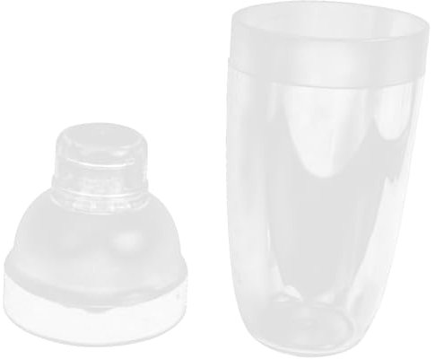 Cabilock Vaso Mezclador Esmerilado de Plástico Coctelera Práctica para Té Leche para Bebidas Casa o Fiestas