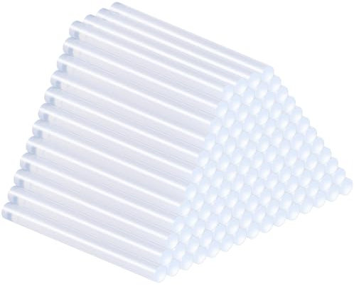saerryor 200 Pack Hot Glue Sticks, Adhesive Glue Stick 7mm x 100mm, Hot Melt Glue Gun Sticks for Hot Glue Gun Transparent Glue Stick for DIY, Crafts, Hobbies