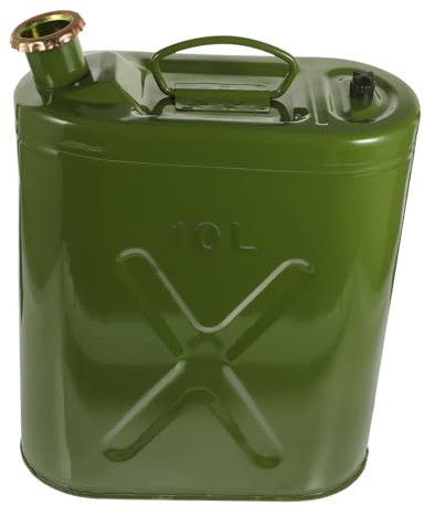 EXAOMBLE 1pezzi Contenitore Per Olio Di Riserva Da Barile Di Liquidi in Lamiera Di Di Resistente Agli Urti Portatile e Facile Da Pulire Per Esterno
