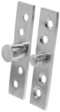 NUOBESTY 2pezzi Cerniera Pivotante Pz Cerniera per Porta Nascosta Rotazione Gradi Acciaio Inossidabile