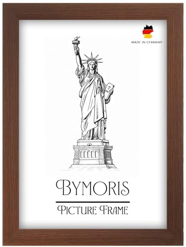 ByMoris Cornice in legno di wengé 30 x 43 cm Dimensioni dell'immagine | Misure selezionabili | Cornici per poster, puzzle, produzione su misura | collage