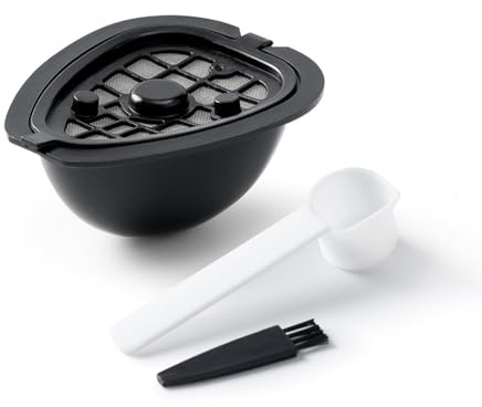 Aboiled Dosette de capsules de café 2 en 1 pour machine 9662.62, pièces filtrantes rechargeables, capsules de café et thé B