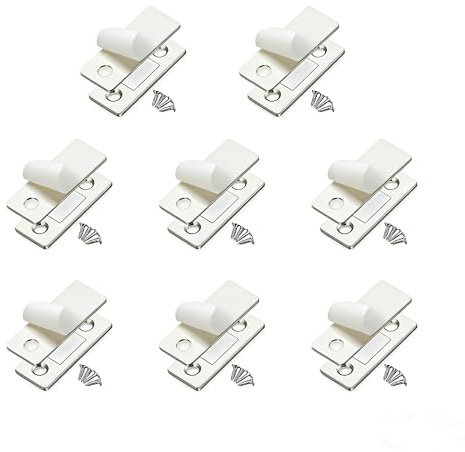 Wdmxszdq Chiusura Magnetica Ultra-sottile, Magnetica Ante Armadietto, Serrature Magnetiche Per Armadi Senza Necessità Di Trapano, Utilizzati Per Chiudere Porte Scorrevoli, Cassetti, Ecc. (8 Pezzi)