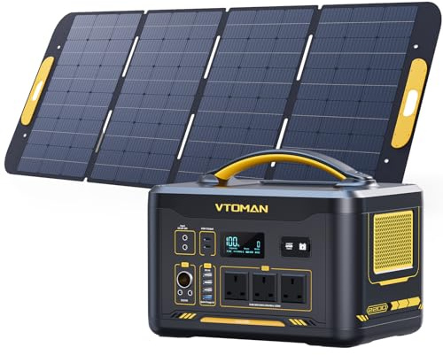 VTOMAN Jump 2200 Portable Power Station with 400W SolarPanel 1548Wh LiFePO4