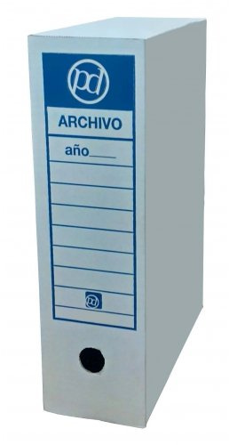 Papeles Distrimar Caja archivo definitivo tamaño folio prolongado 385x275x115 mm (50 unidades)