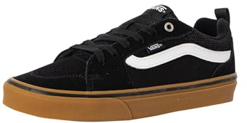 Vans Herren Filmore Sneaker, Suede Canvas Black Gum, 45 EU