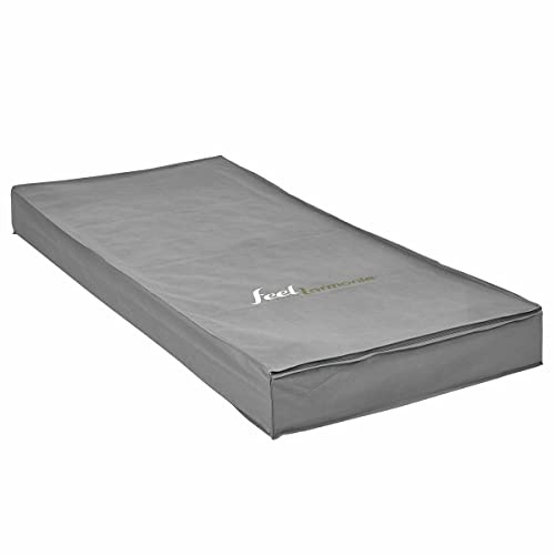 FEELHARMONIE Housse de Rangement de Matelas Somnum Gris 90x200 cm