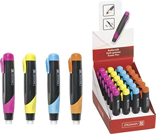 Brunnen Radierstift (3er Set) | 3 Radierstifte zufälliger Farbe