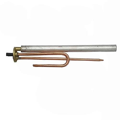 Resistencia termo TIPO COINTRA - CURVA COBRE - 1200W - 230V - L.280mm +-5mm + ANODO MAGNESIO 22X300 M8