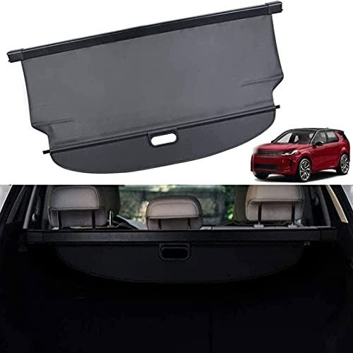 für Land Rover Discovery Sport L550 2014-2019 Auto Laderaumabdeckung Kofferraum Schutz Abdeckung Cargo Cover Einziehbar Rollo Kofferraum Abdeckung Ablagen Auto ZubehöR Schwarz