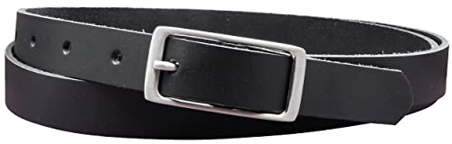 Vascavi Ledergürtel, 2 cm breit, Echtes Leder, Unisex Gürtel für Damen und Herren, MADE IN GERMANY, AM11-SL
