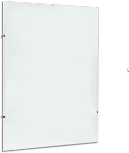 Decor Space Cornice a giorno espositore porta foto e documenti da parete con lastra in Crilex e supporto in MDF (30 x 40 cm)