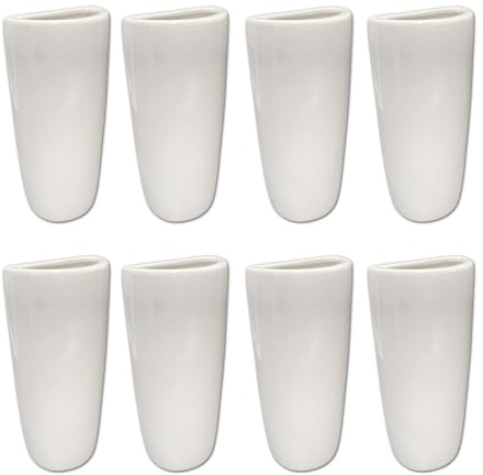 8er Set Luftbefeuchter Keramik Raumbefeuchter 350ml Heizkörper Verdampfer Wasserverdunster Inkl. Duftöl Verdunster für Heizung