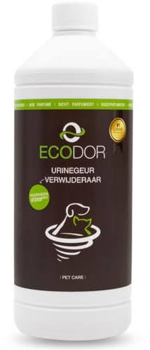 Ecodor UF2000 4Pets Eliminatore di Odori di Urina 1000ml | Ricarica | Senza Profumo | Togliere Odore Urina | 100% Biologico | Detergente Enzimatico per Cani, Gatti e Piccoli Animali