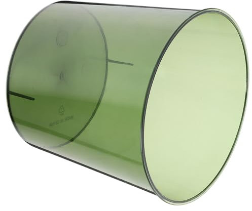 PRETYZOOM Bote De Basura Transparente Cesto De Basura De Plástico Contenedor De Basura Redondo Sin Tapa Cubo De Flores Caja De Basura para Baño Dormitorio Cocina Hogar Oficina