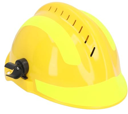 Elmetto Protettivo, Casco di Sicurezza Regolabile Ad Alta Resistenza Ignifugo Resistente Al Calore per Salvataggio di Emergenza All'aperto, Protezione Dagli Urti e Dal Calore