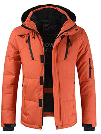Winterjacke Herren Bequem Bomberjacke Herren Kapuzenjacke Herren Steppjacke Herren Warm üBergangsjacke Herren Freizeit Softshelljacke FüR Herren Casual Daunenjacke Herren Mantel Herren, M-3XL
