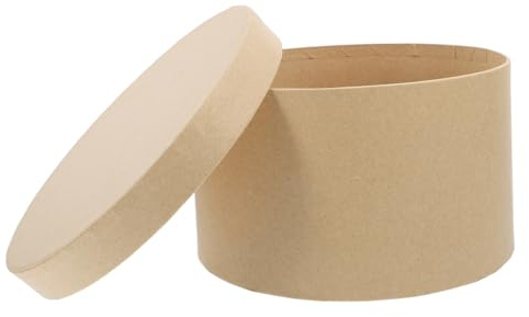 Veemoon 1stücke Runde Kraftpapier Box Für Kekse Und Süßigkeiten Verpackung Für Backwaren Geschenkverpackung Für Weihnachten