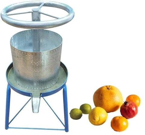 DXYOYONGOZ Pressoir A Fruits, Pressoir à Fruits Manuel, Presse à vin Robuste en Acier Inoxydable, for Carottes, Oranges, Baies, Fromage, broyeur à vin