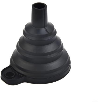 Entonnoir de voiture en silicone, pliable pour carburant, essence, diesel, changement et remplissage avec design résistant à la chaleur