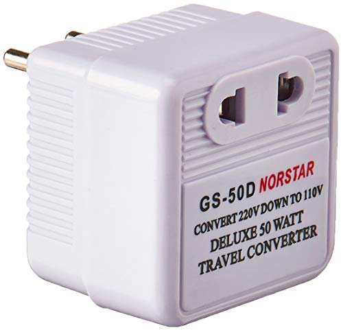 Convertidor de viaje de 50 W, convertidor internacional de 220-240 V a 110-120 V