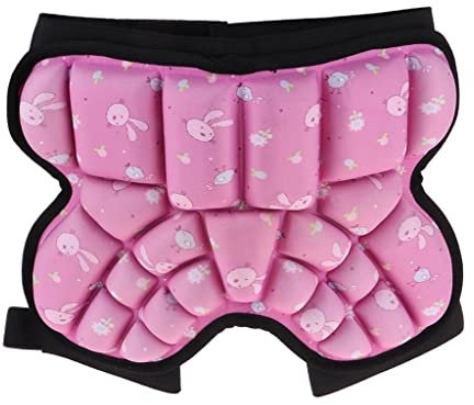 T TOOYFUL Protección Hip, NIÑOS 3D Pantalones Cortos Acolchados Transpirables Equipo Ligero para Snowboard Patinaje Skiing Voleibol Motocicleta Ciclis, Patrón al Azar