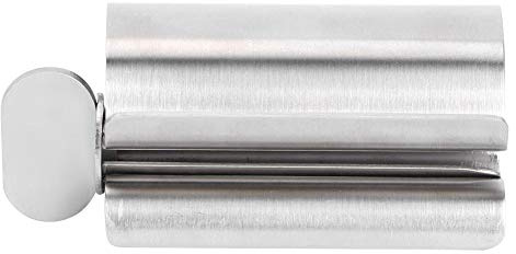 Tube de dentifrice presse-fruits en acier inoxydable presse-dentifrice presse-dentifrice distributeur de dentifrice tube de dentifrice essoreuse support de siège support standard taille argent