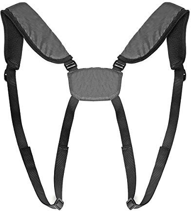 Verstellbarer Golf-Schultergurt gepolstert für Schultertasche, Tragegurte, Ersatzzubehör (grau)