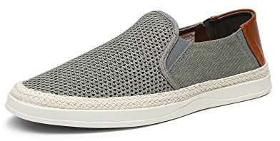 Bruno Marc Mocassins Homme Chaussures à Enfiler,Gris,40