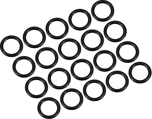 QUARKZMAN x 20 Stücke Nitrilkautschuk O-Ringe 26mm x 19mm x 3.5mm Schwarz | Dichtungsscheibe, Rund, Für Wasserhahn Klempner Reparatur Dichtung Verbindung