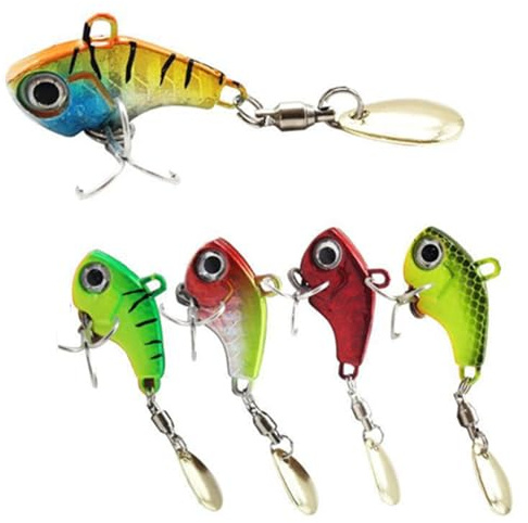 Jig Spinner set om 5 20 g, drag spinnare bait jigg bait spinnare med huvud i bly