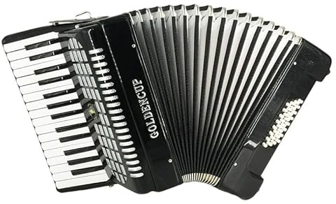 BailingDS Akkordeon mit 30 Tasten, 32 Bssen, Schwarz, MUCAI, 2,5 kg, 18 x 41 x 41 cm, 30-key 32-bass Accordion, MUSICAL INSTRUMENTS