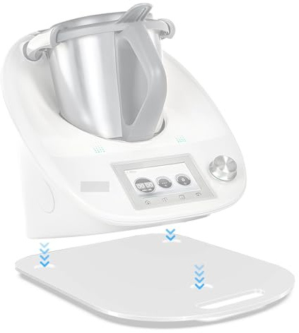 Piano Scorrevole In Acrilico Per Bimby Tm6 Tm5, Piano Scorrevole In Acrilico Di Alta Qualità A Movimento Rapido Per Bimby Vorwerk Robot Da Cucina Tm5 Accessori Tm6 Il Piano Di Base Protegge Il Piano