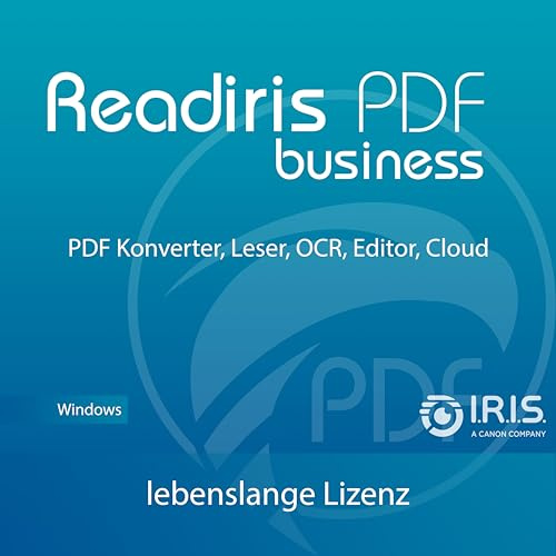 Readiris PDF Business PDF-Software für Windows 11 mit OCR und Dauerlizenz, ideal für Büros und Home Offices, PDFs bearbeiten, konvertieren, schützen und signieren