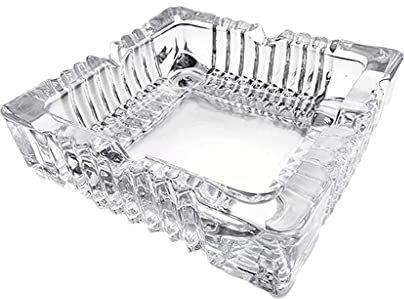 ZXCMY Wunderschön Zigarettenaschenbecher Kristallglas Aschenbecher Tragbares Dekor Moderner Aschenbecher Home Office Indoor Outdoor Garten Zigarrenaschenbecher Praktisch