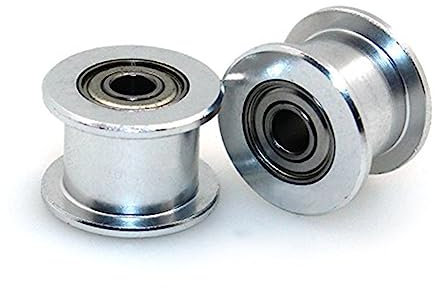 Gatuida 5stücke Zahnriemenspannrolle Bohrung Aluminium Zahnlos Riemenscheibe Für Drucker Zahnriemen Umlenkrolle Fräsmaschine Cnc-drehmaschine Wälzfräsmaschine