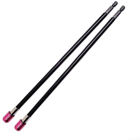 2pcs Screwdriver Extension Rods Featuring Self Locking Mechanism for Safe Operation