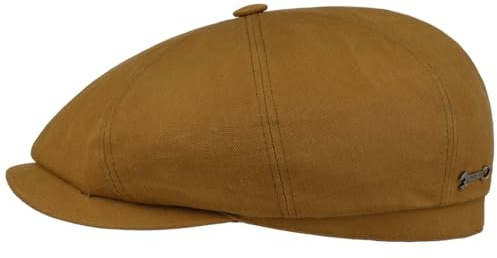 Stetson Hatteras Garage Flatcap Waxed Baumwolle Made in EU Herren Herbst Winter
